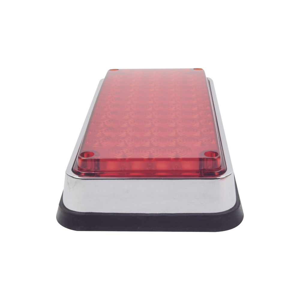 Luz de Advertencia de 7X3", Color Rojo, Ideal para Ambulancias