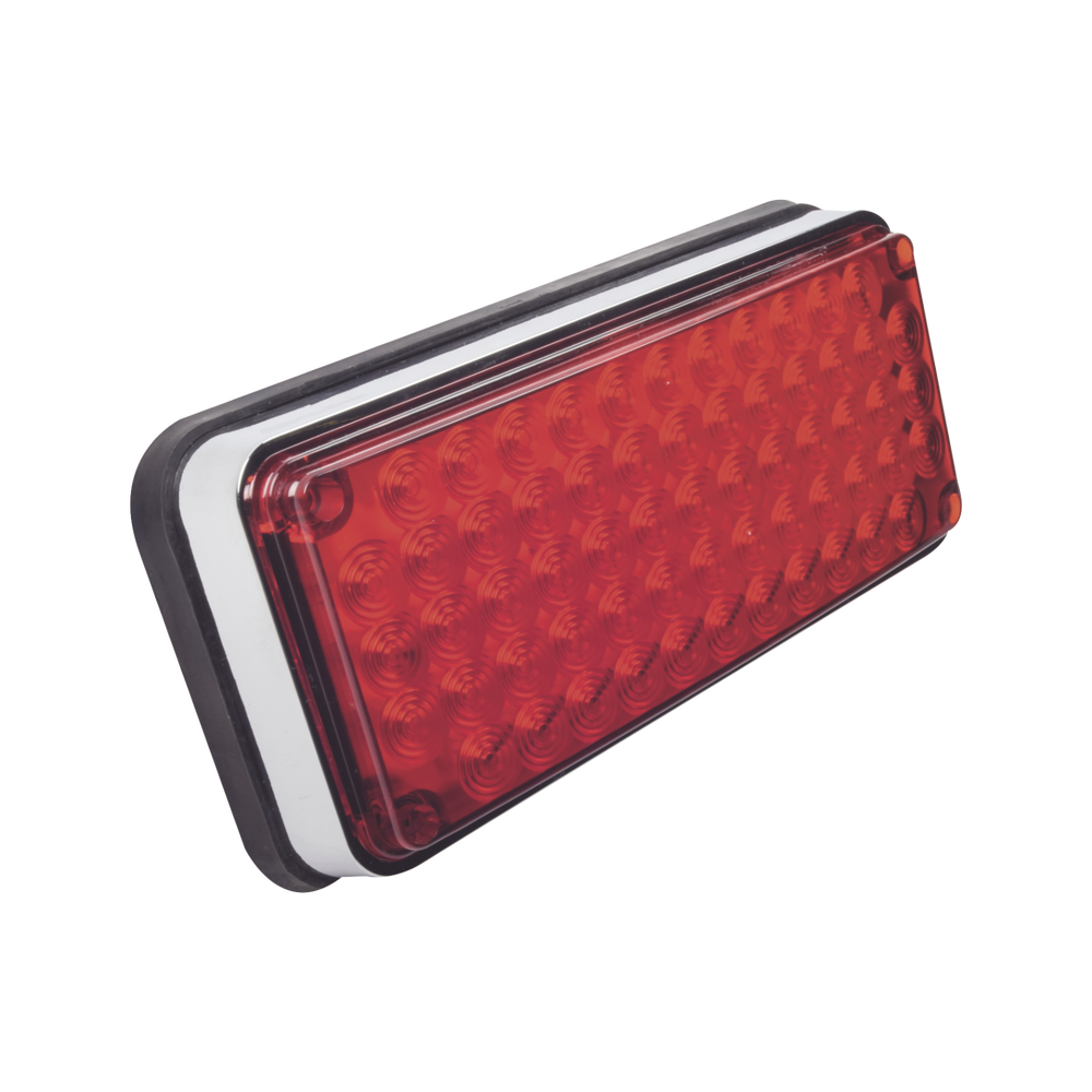 Luz de Advertencia de 7X3", Color Rojo, Ideal para Ambulancias