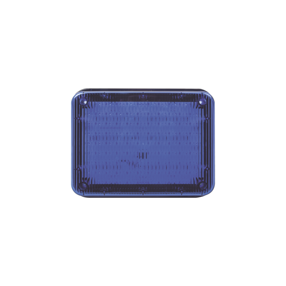 Luz de advertencia de 9x7", Color Azul, Ideal para Ambulancias