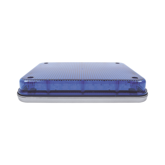 Luz de advertencia de 9x7", Color Azul, Ideal para Ambulancias