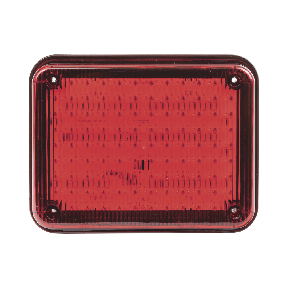 Luz de Advertencia de 9X7", Color Rojo, Ideal para Ambulancias