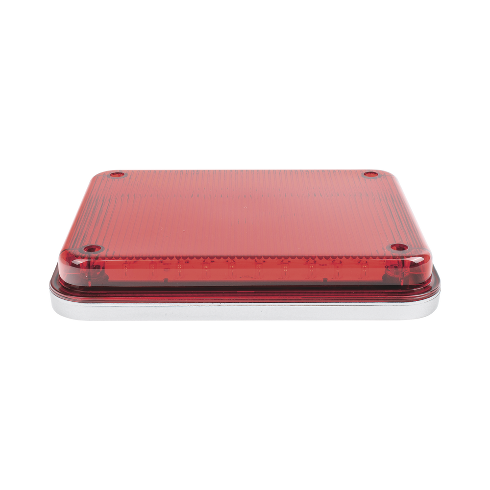 Luz de Advertencia de 9X7", Color Rojo, Ideal para Ambulancias