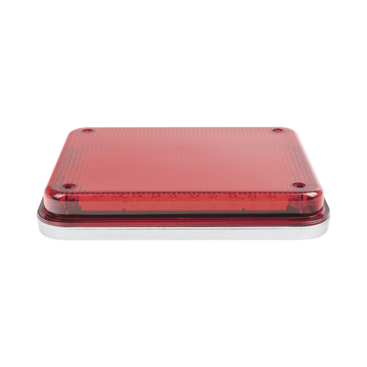 Luz de Advertencia de 9X7", Color Rojo, Ideal para Ambulancias