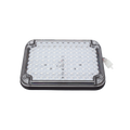 Luz de Advertencia de 9X7", Bicolor Rojo/Claro, Ideal para Ambulancias