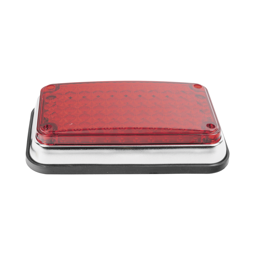 Luz de Advertencia de 6X4", Color Rojo, Ideal para Ambulancias