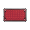 Luz de Advertencia de 6X4", Color Rojo, Ideal para Ambulancias