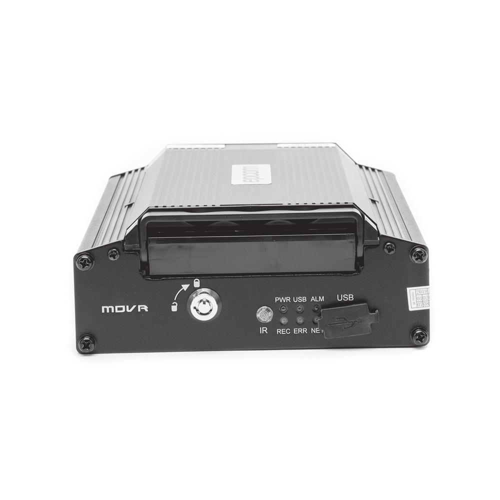 (EPCOMGPS CLOUD) Tri-brid Mobile DVR / HDD storage / 4 AHD channels up to 2MP + 1 IP channel up to 2MP / H.265 video compression