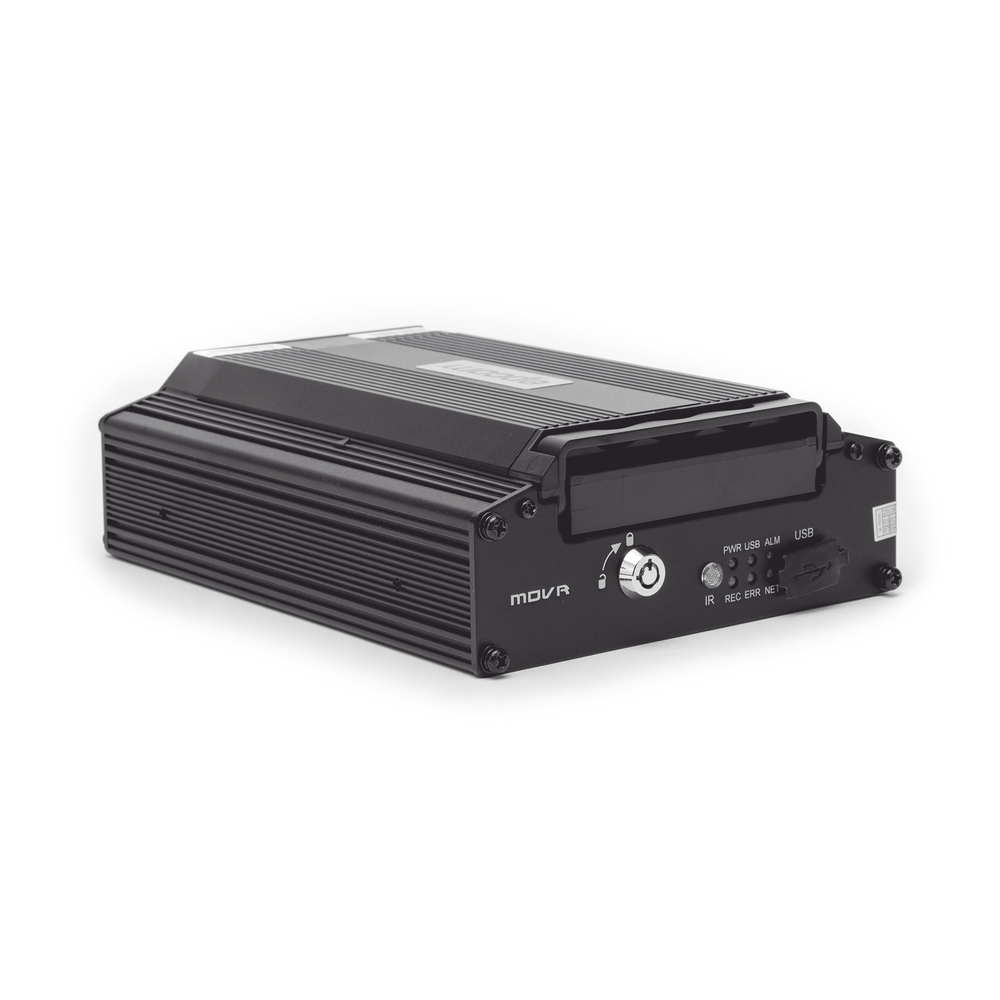 (EPCOMGPS CLOUD) Tri-brid Mobile DVR / HDD storage / 4 AHD channels up to 2MP + 1 IP channel up to 2MP / H.265 video compression