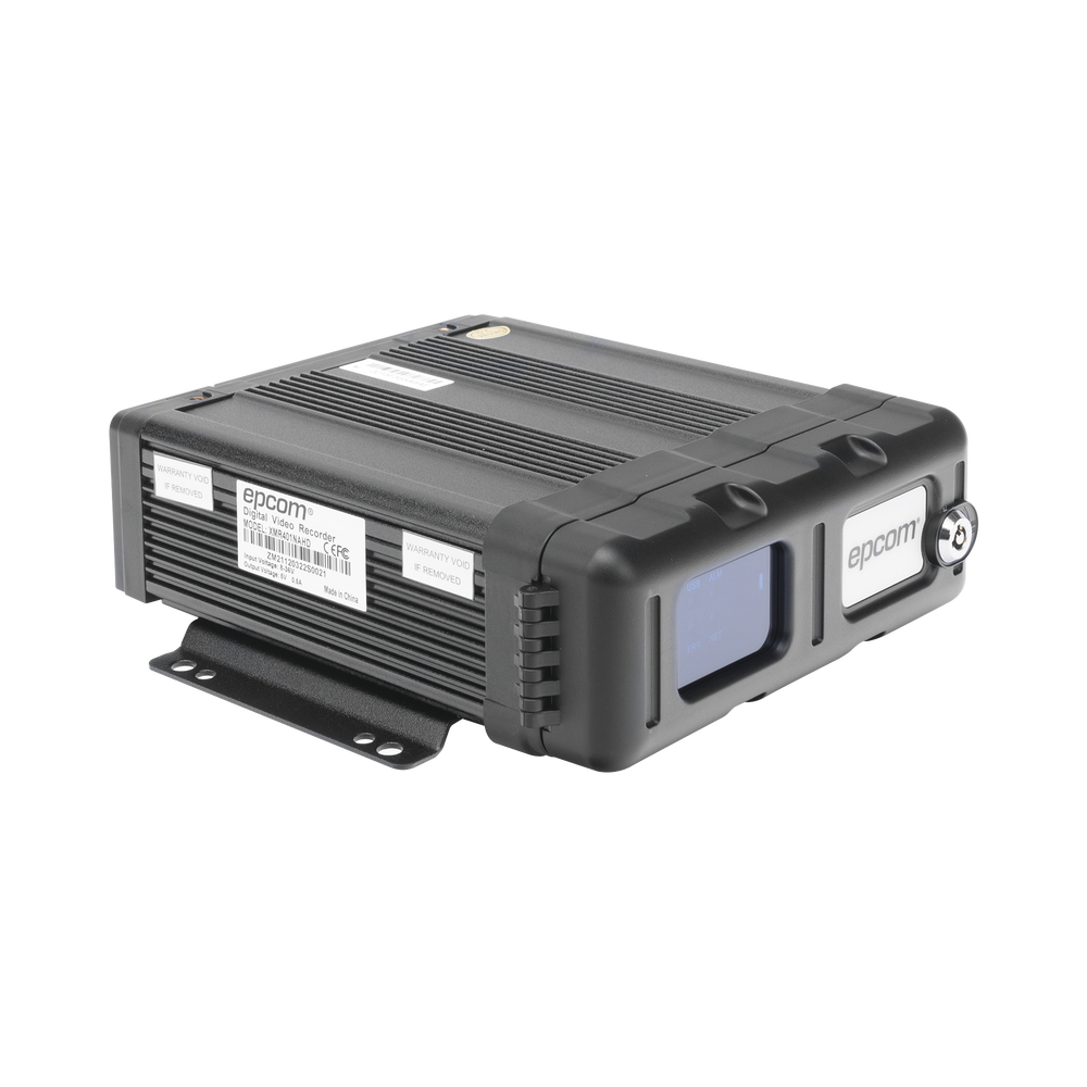 EPCOMGPS CLOUD / Mobile DVR / 4 Channel AHD 2 Megapixel / SD Memory Storage / H.265 / Embedded AI Chip / Supports 4G / WiFi / GPS