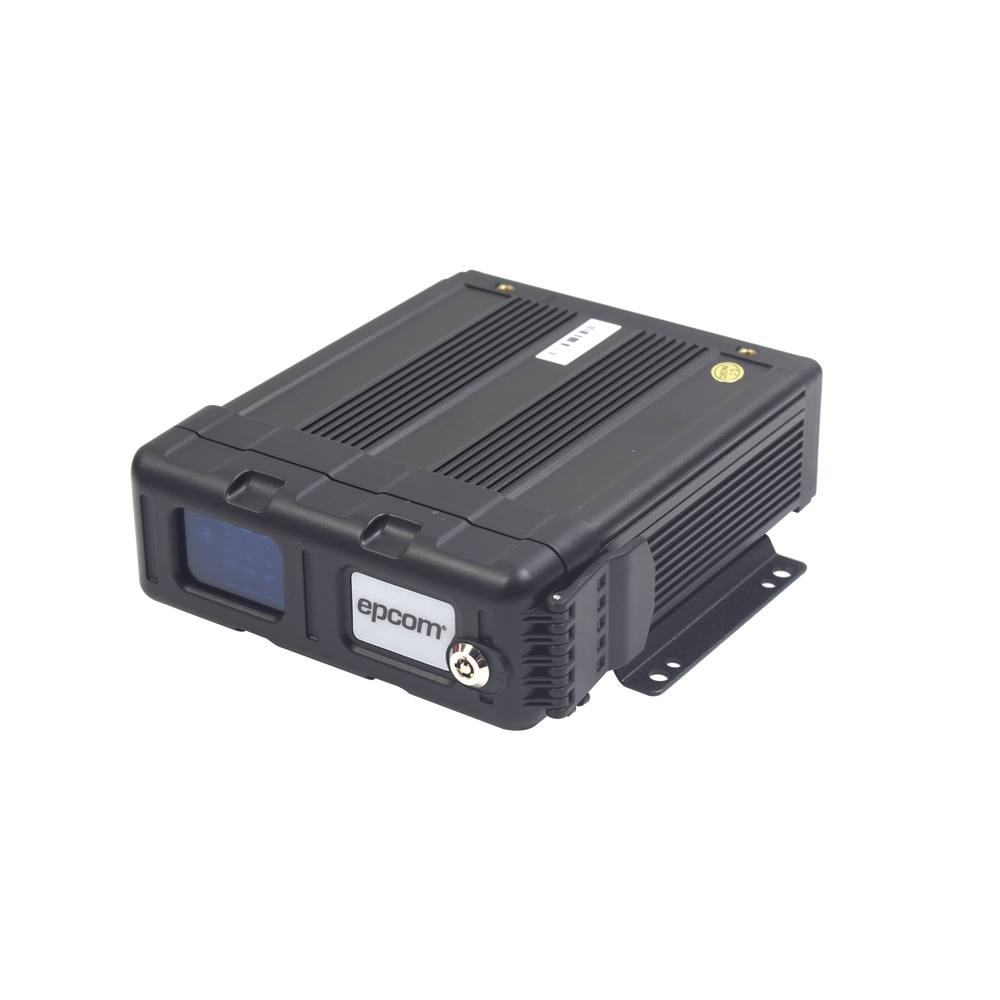 DVR móvil tribrido / no soporta transmisión de vídeo remota / almacenamiento en memoria SD / 4 canales AHD hasta 2MP + 1 canal IP hasta 2MP / compresión de vídeo H.265 /