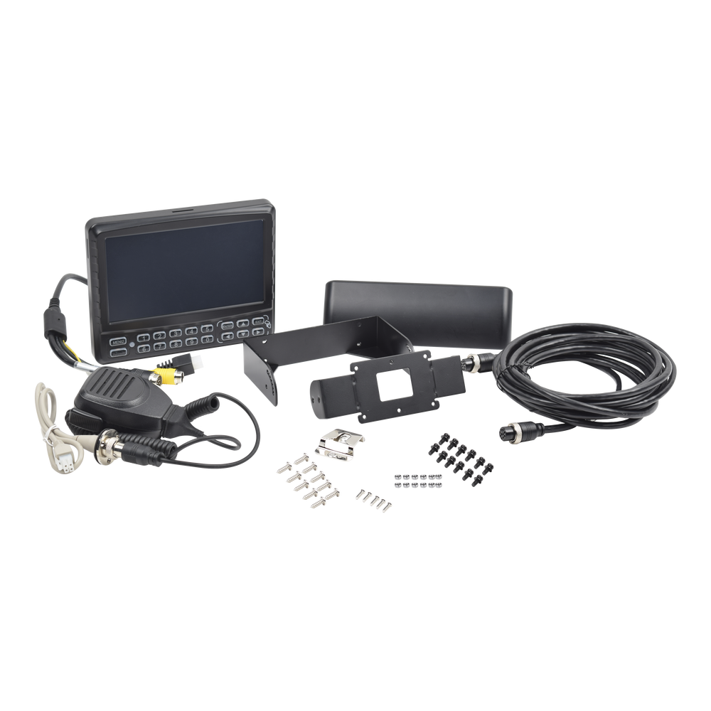 Panel de Control Dáctilar Multifuncional con Monitor de 7" / Soporta Audio de Dos Vías / Compatible con DVR´s Móviles XMR Epcom