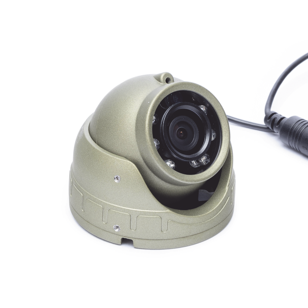 AHD 2 Megapixel Mini Dome Camera / 2.8 mm Lens / 3 m IR / Built-in Microphone / Indoor Use / Compatible with Epcom XMR Mobile DVRs / Aviation Type Connector