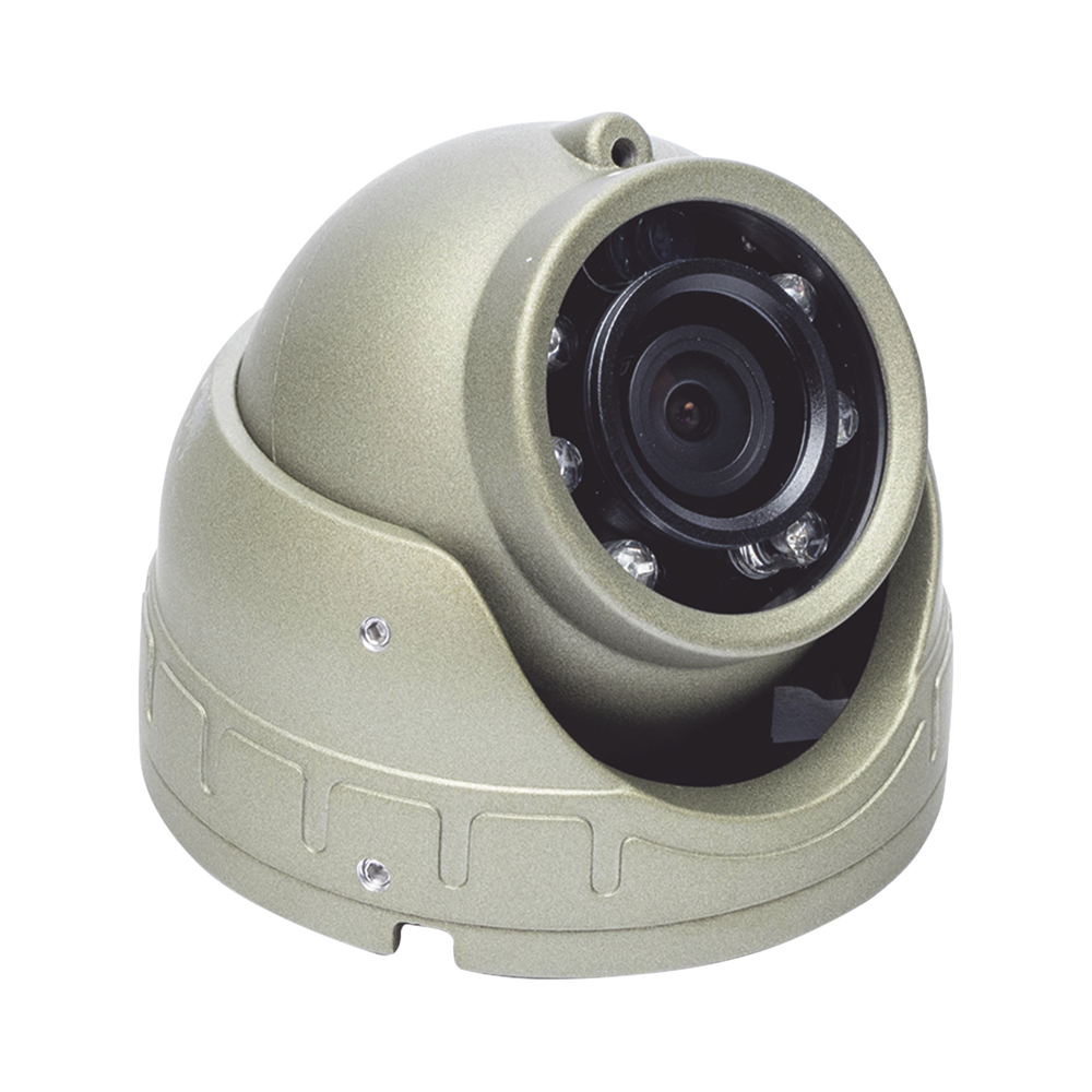 Cámara Mini Domo AHD 2 Megapixel / Lente 2.8 mm / 3 mts IR / Micrfono Integrado / Uso en Interior / Compatible con DVR´s Moviles epcom XMR / Conector Tipo Aviación