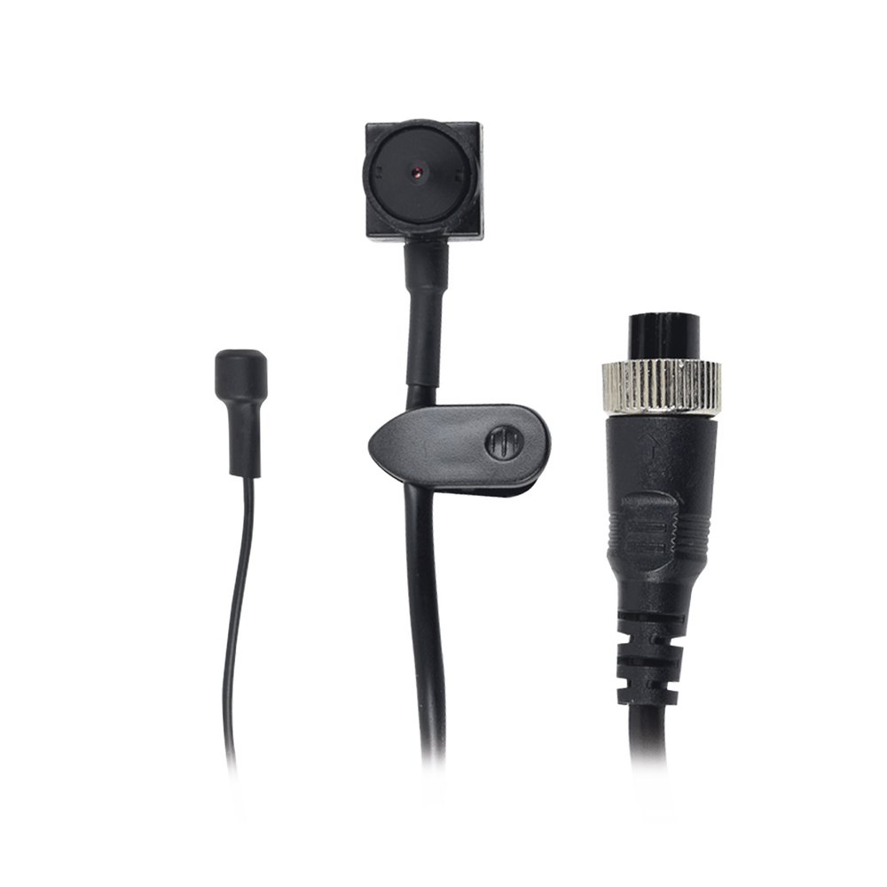 Cámara pinhole AHD de 2MP para videovigilancia móvil. Solución para interior con micrófono