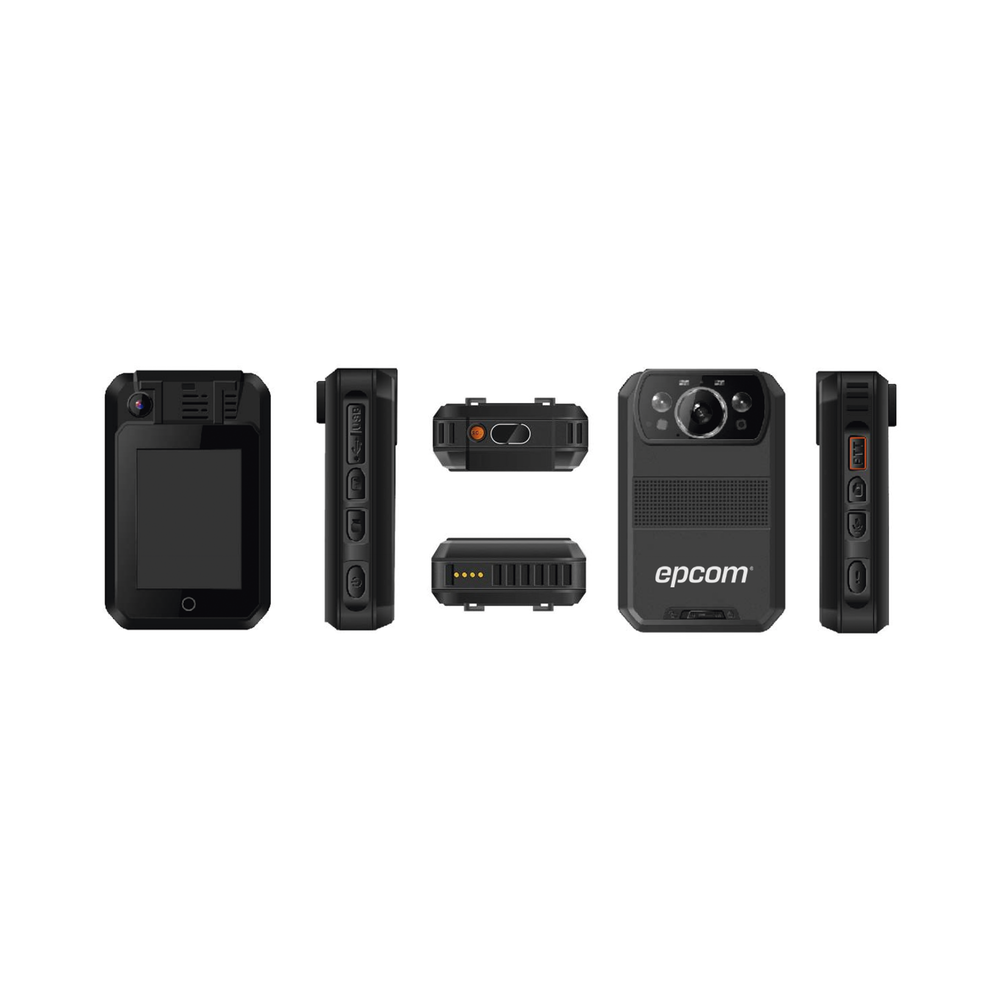 Body Camera para Seguridad, Video 4K, GPS Interconstruido, Conexion 4G-LTE, WiFi, Bluetooth, Sistema basado en Android