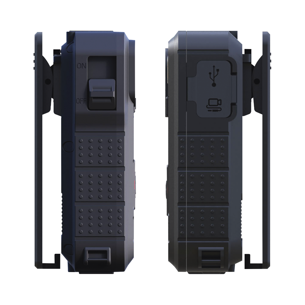 Body Camera para Seguridad, Video Full HD, Descarga de Vídeo automática con estación, Pantalla TFT con indicador de batería y memoria.