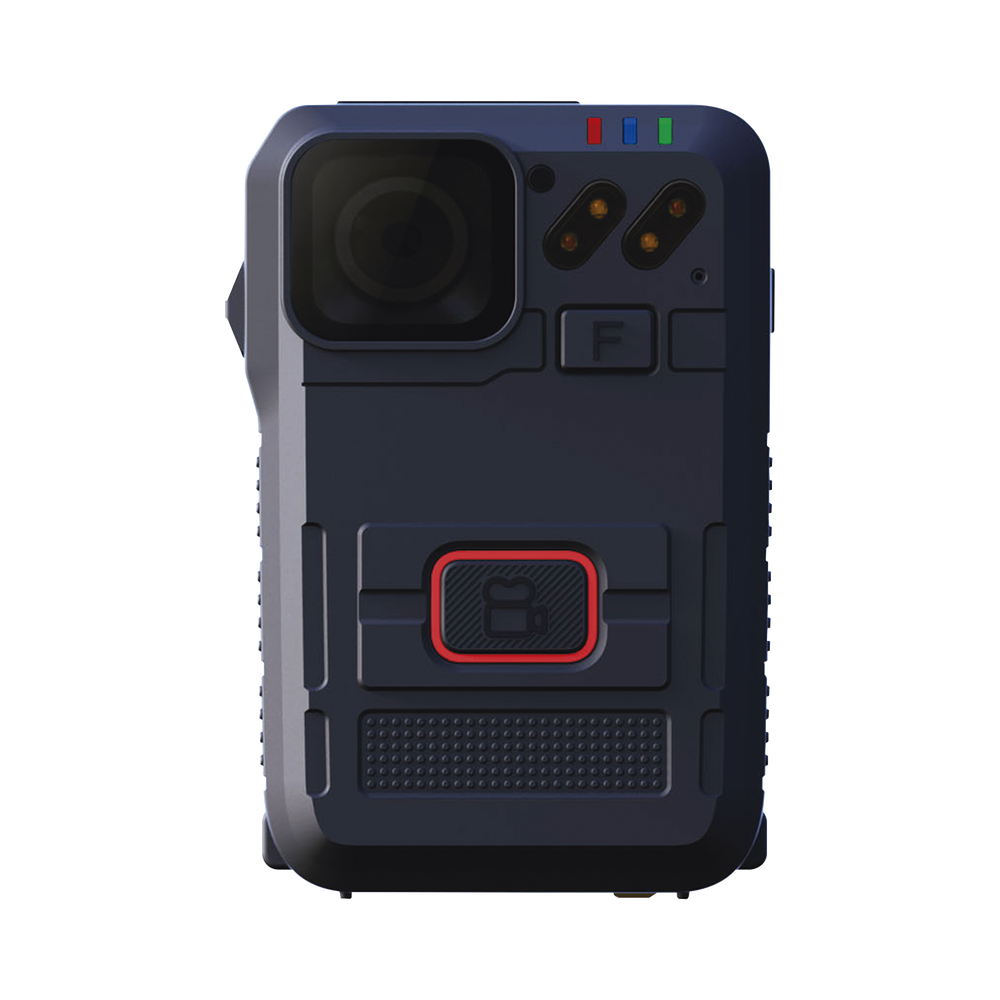 Body Camera para Seguridad, Video Full HD, Descarga de Vídeo automática con estación, Pantalla TFT con indicador de batería y memoria.