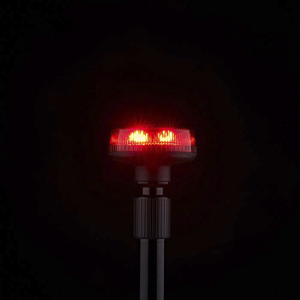 Luz telescópica Ultra Brillante para motocicleta, color Rojo