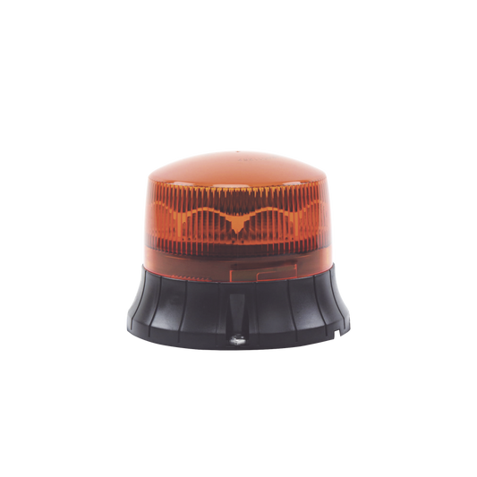 Burbuja LED giratoria de color ámbar, 9 LEDs, montaje permanente
