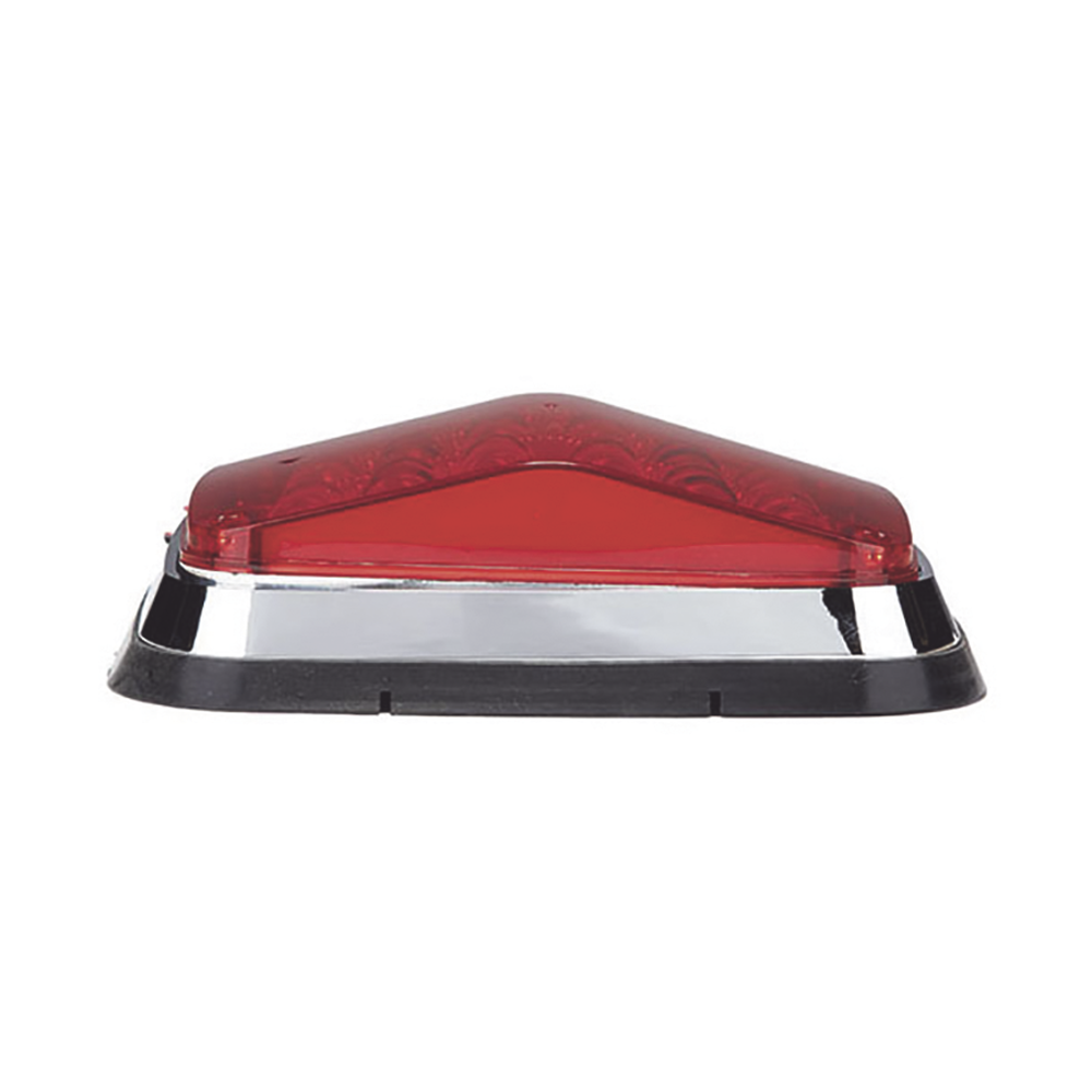 Luz de advertencia de 8 X 6", Color Rojo, SAE,  IP67, Ideal para Ambulancias