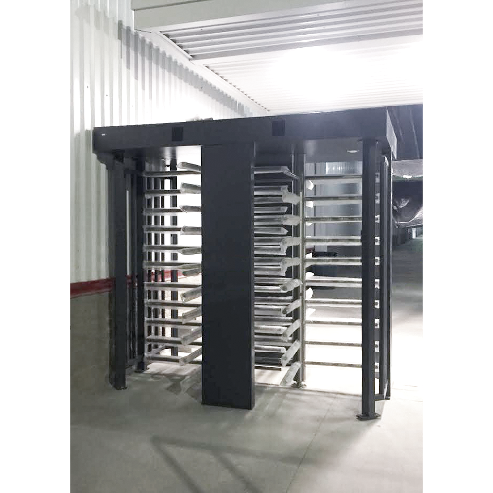 Double Turnstile / Full Body / Indoor/Outdoor / 100% Steel with Gray Paint / Stainless Steel Center Shaft / Luxury Finish / High Traffic