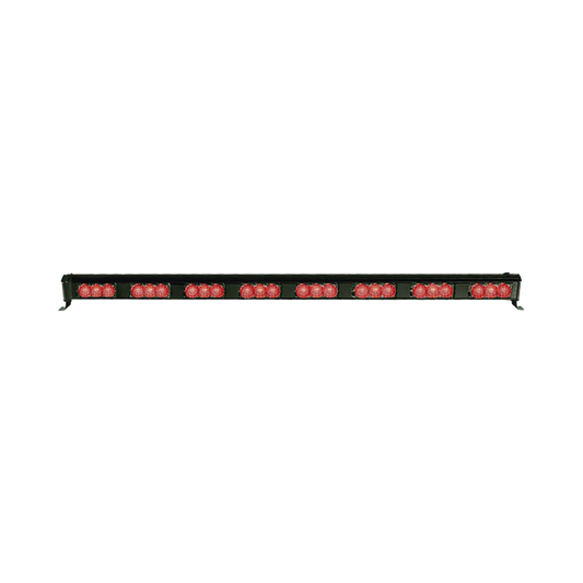 Barra de luces LED directora de tráfico 29.6" color rojo 