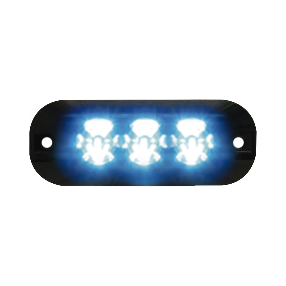 Luz perimetral de 3 LEDS color azul