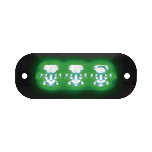 Luz perimetral de 3 LEDS color verde