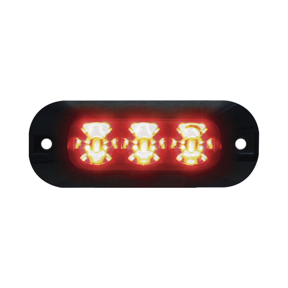 Luz perimetral de 3 LEDS color rojo