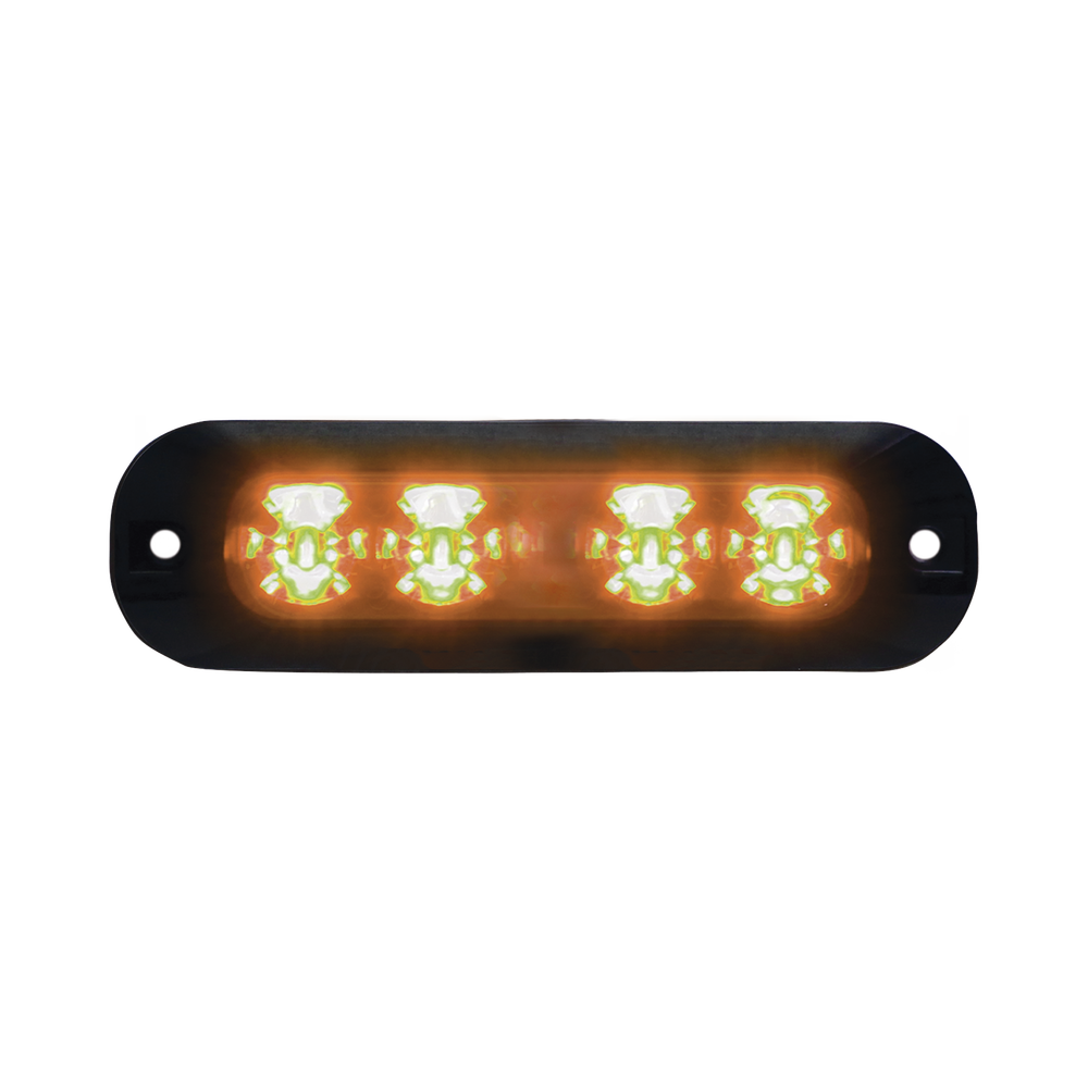 Luz Perimetral , 4 LEDs Ultra Brillantes, color Ambar