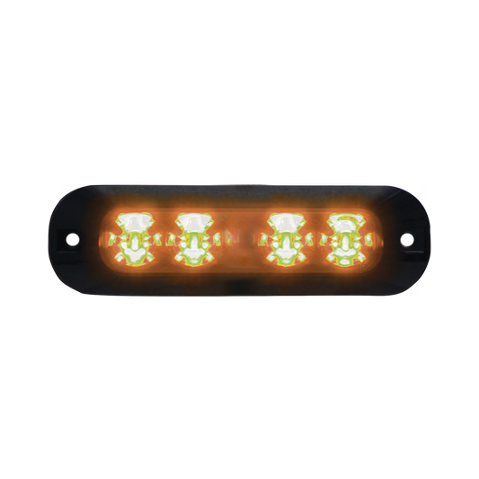 Luz Perimetral , 4 LEDs Ultra Brillantes, color Ambar