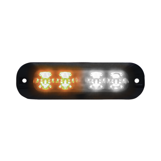 Luz perimetral, 4 LEDs Ultra Brillantes, color Ambar / Claro