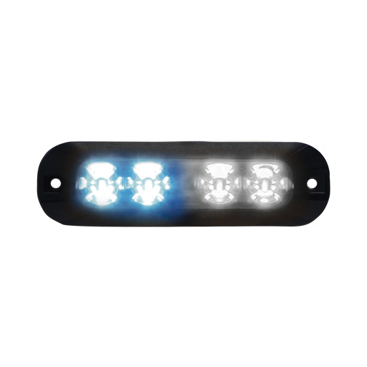 Luz perimetral, 4 LEDs Ultra Brillantes, color Azul / Claro