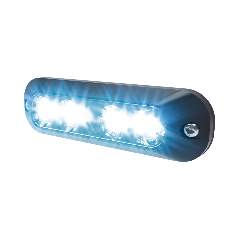 Luz auxiliar con 4 LEDs color azul-claro