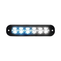 Luz Auxiliar Serie X3705, 6 LEDs Ultra Brillantes, color Azul / Claro