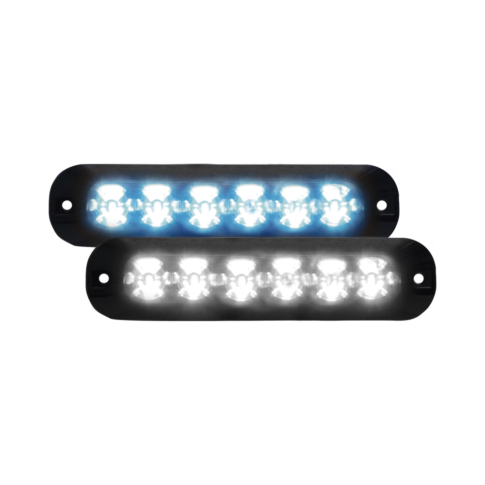 Luz Auxiliar Serie X3705, 6 LEDs Ultra Brillantes, multicolor  Ambar / Claro