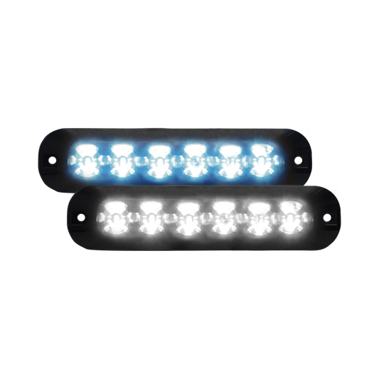 Luz Auxiliar Serie X3705, 6 LEDs Ultra Brillantes, multicolor  Ambar / Claro