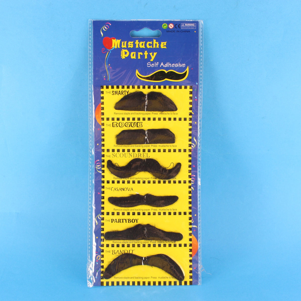 Set bigotes x6