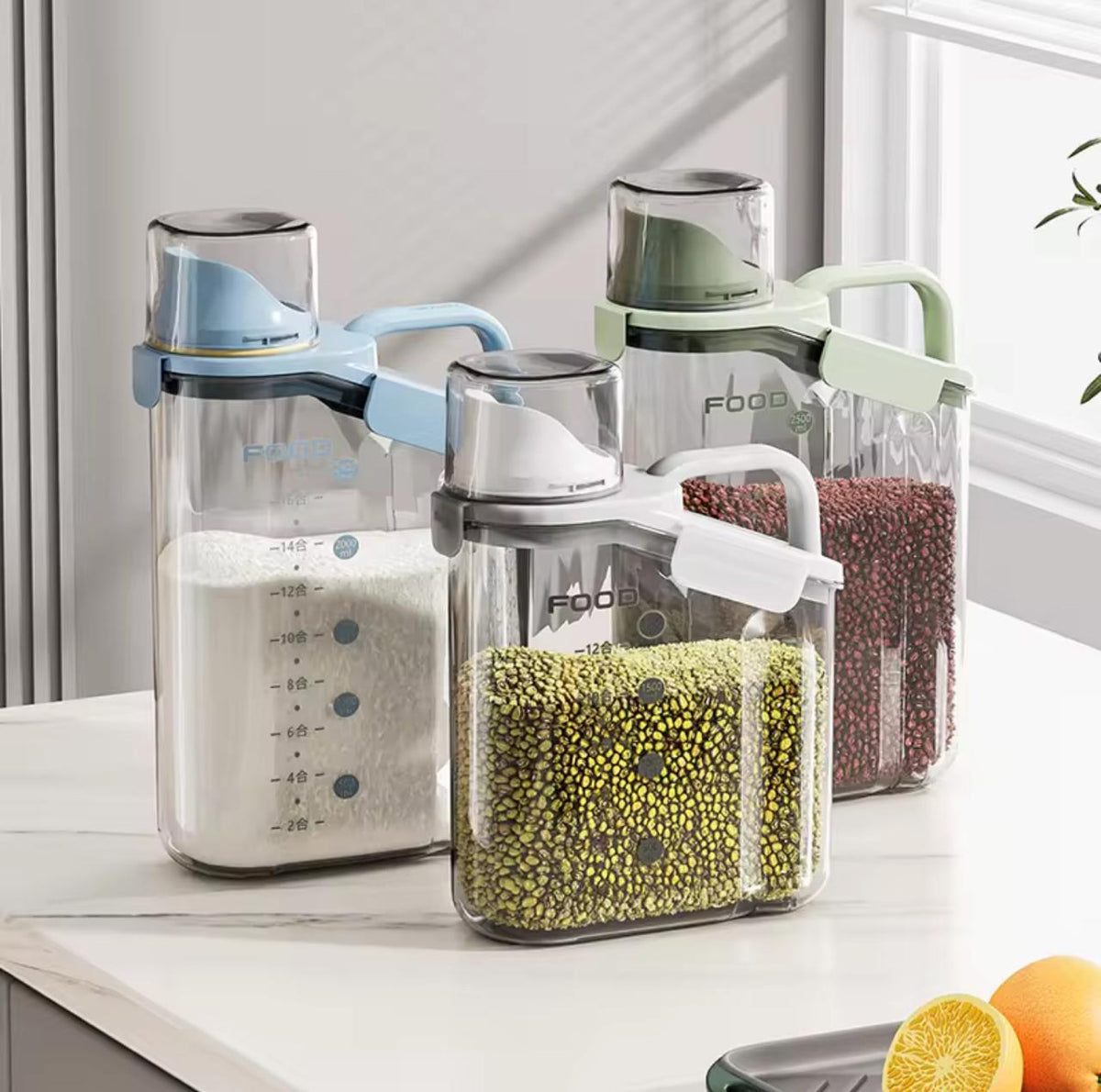 Dispensador de Granos 2.5L con Medidor