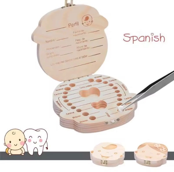 DI caja p/ guardar dientes infantil