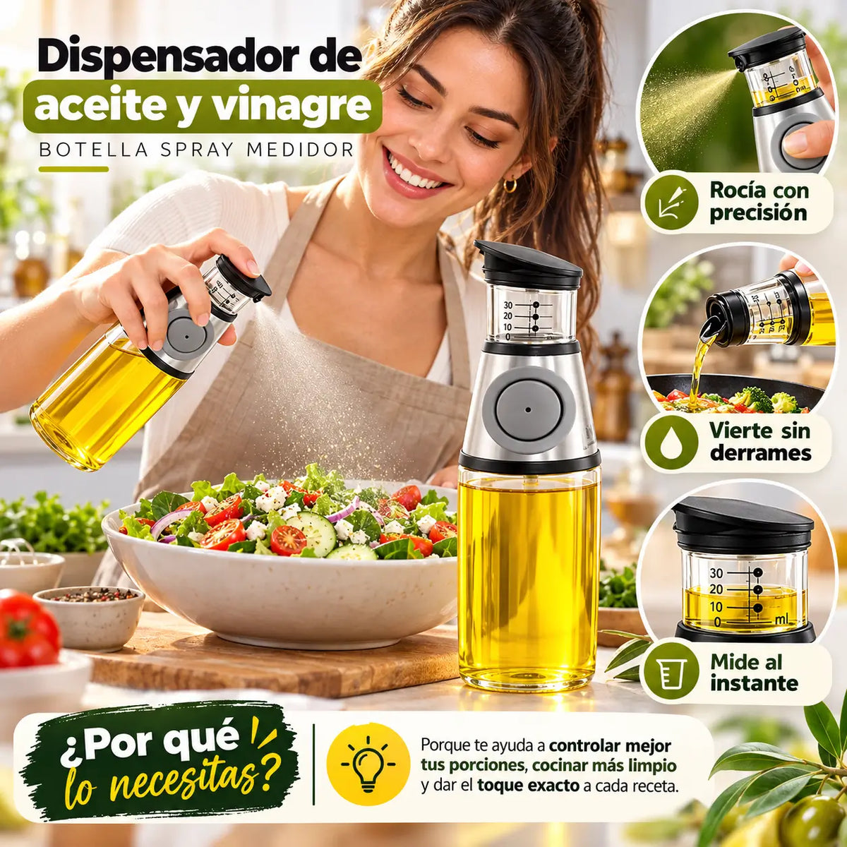 Dispensador de aceite y vinagre