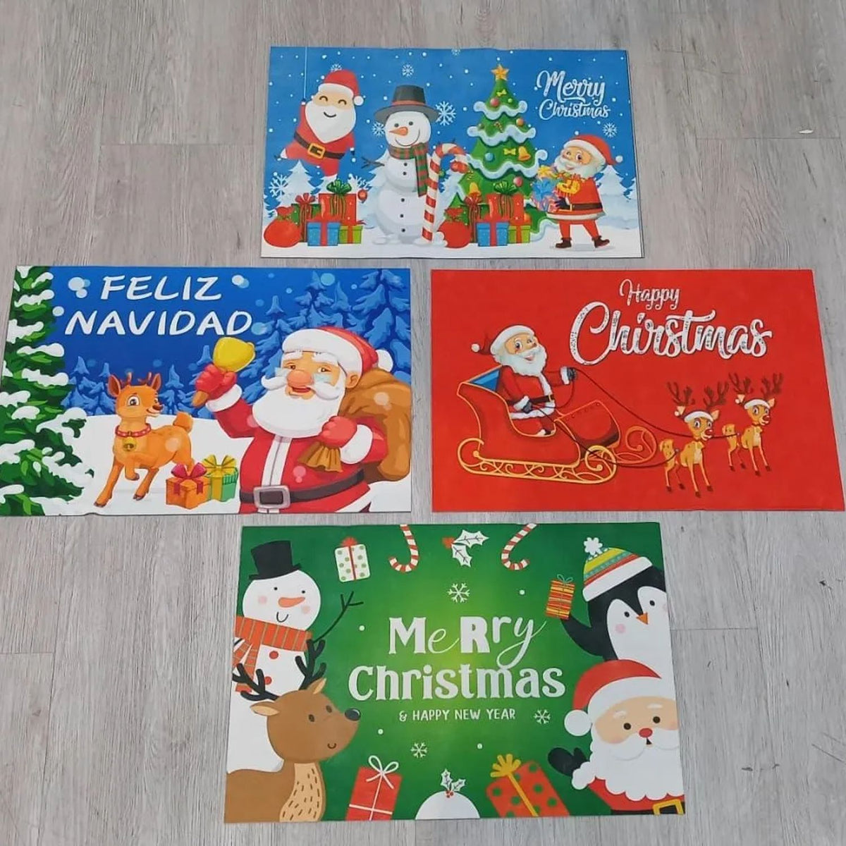 Tapete Navideño Absorbente 58x38 cm