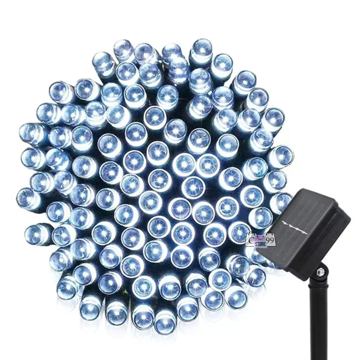Luces Lineales Cable verde 200 Led Solar