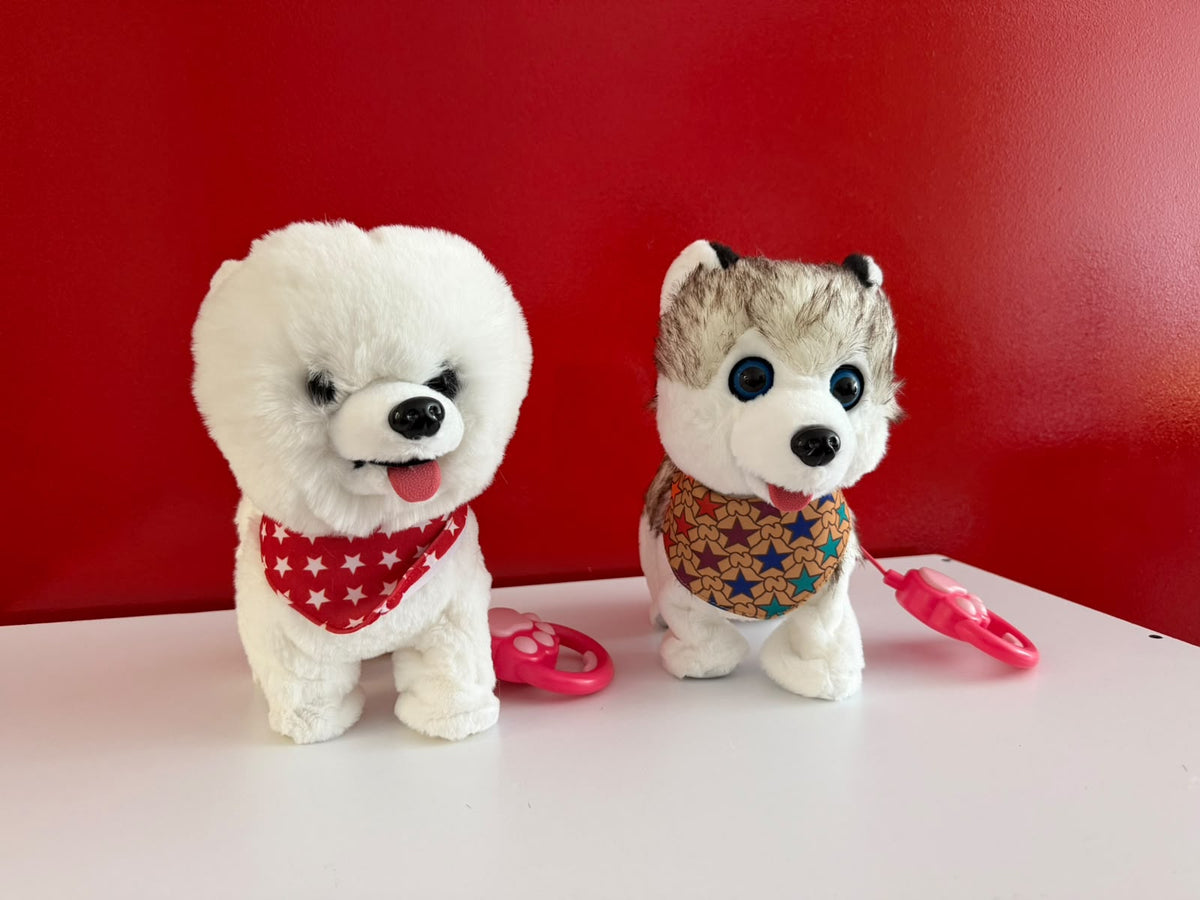 Perrito Peluche Interactivo con Correa