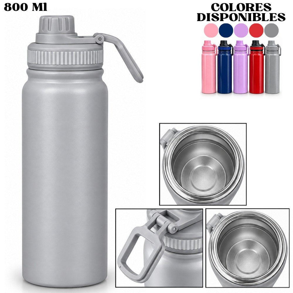 Termo Botella Portatil Inoxidable 800ml