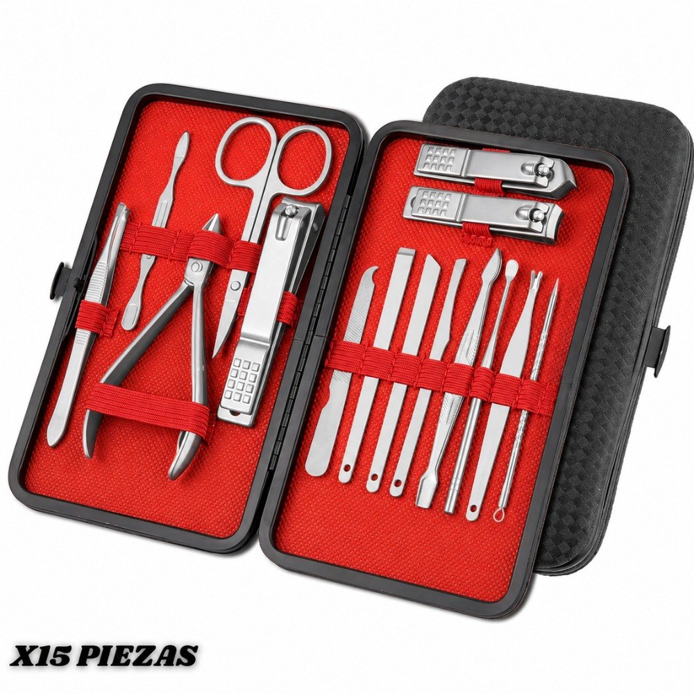 Kit De Limpieza De Uñas Manicure X15