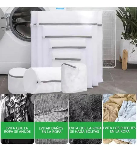 set bolsas de malla fina para lavadora