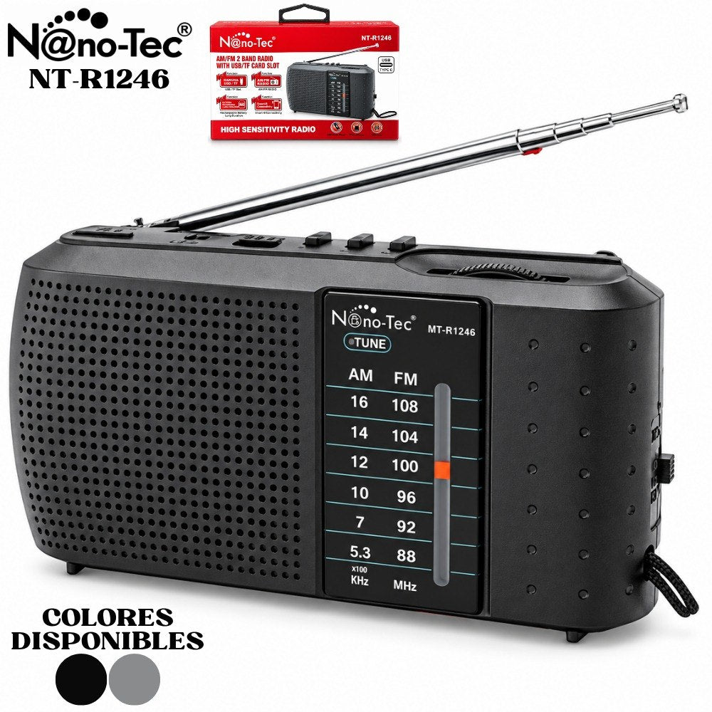 Radio Bolsillo Parlante Nt-R1246