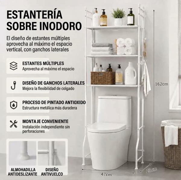 Estante Multinivel Baño TM060