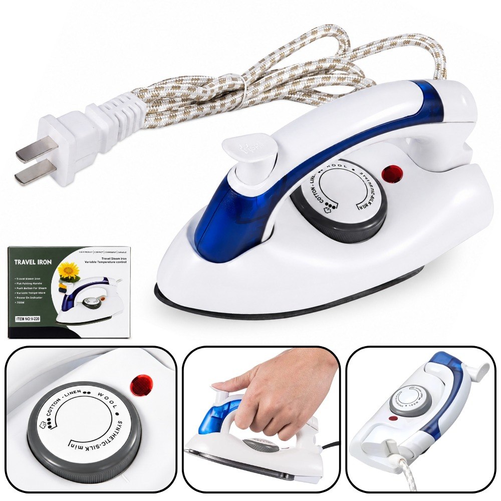 Mini Plancha A Vapor Electrica Ropa 700W